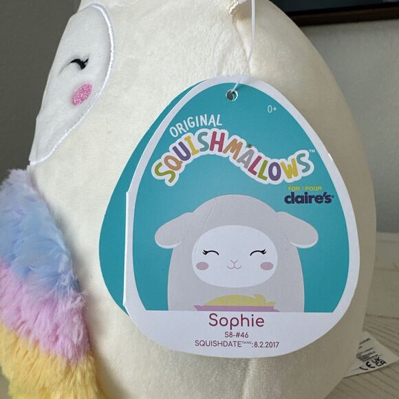 Claire’s Squishmallows Plush Toy Doll Lot Sophie The Lamb, Caroleena the Carrot - Picture 4 of 12